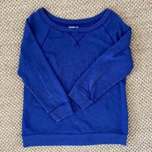 OLD NAVY 3/4 SLEEVE SWEATSHIRT